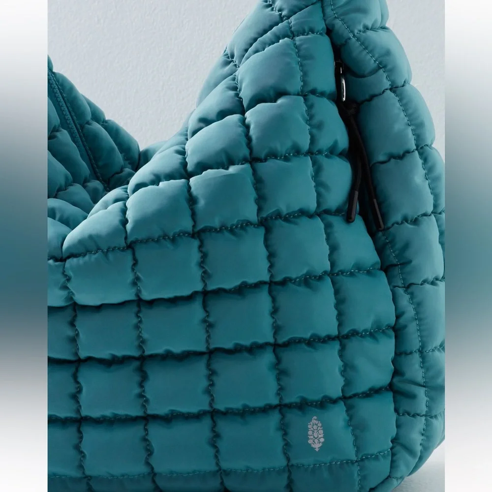 FP Movement by Free People Blue Quilted Crossbody Bag - Picture 3 of 5